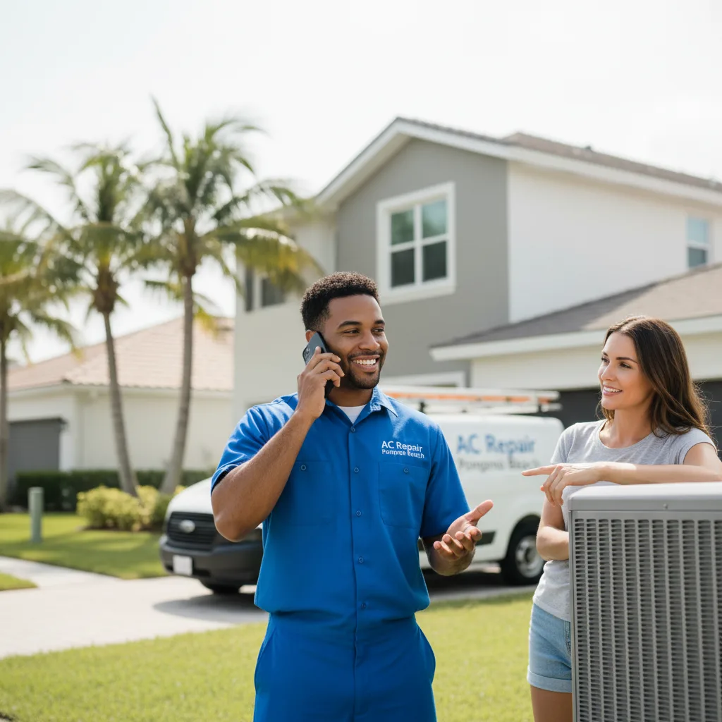 AC Repair Pompano Beach customer support in Del City